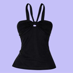 Guess Collection Early 2000s Whimsy Stylish Black Tank